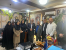 بازدید مسئولان دانشگاه جامع علمی کاربردی استان تهران شرق از مرکز آموزش علمی کاربردی فرهنگ و هنر واحد ۴۸ تهران